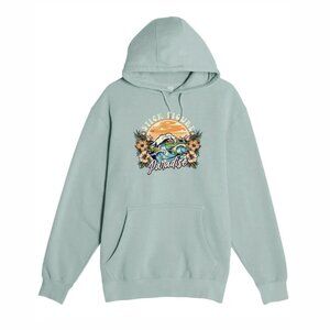 Stick Figure on a Lane Seven Tag Women's Hoodie Size XS  Paradise Cozy Fleece